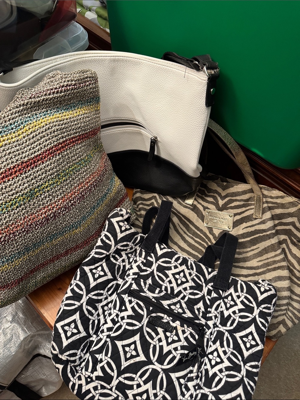 Group of bags. MK, The Sak ,Vera Bradley, Tahari